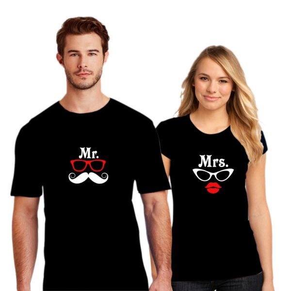 Couple T Shirt Mr Mrs