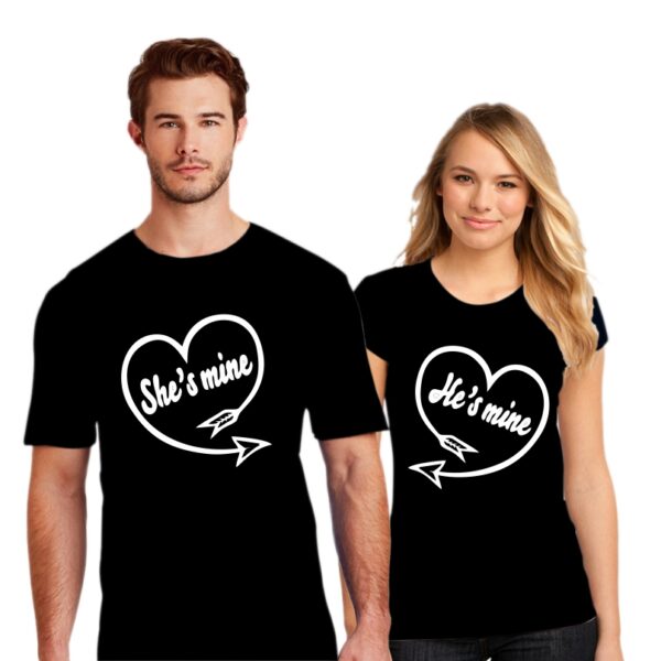 Couple T Shirt She's Mine He's Mine