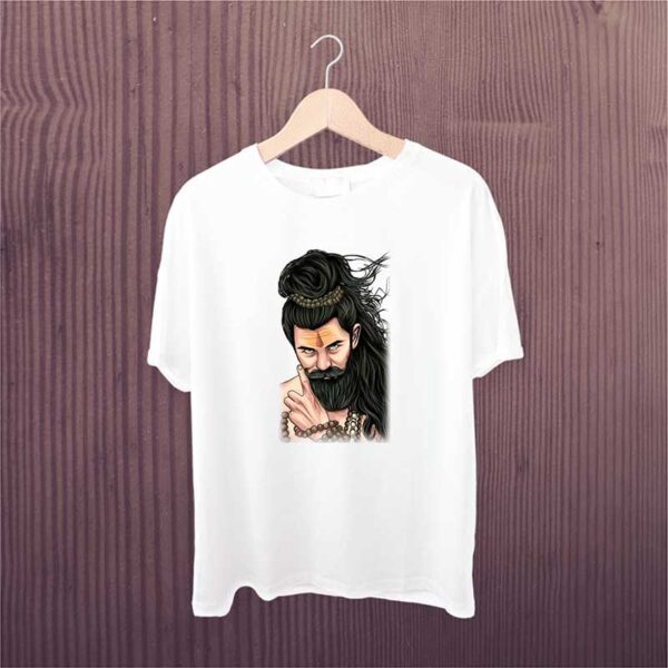 Aghori-Baba-T-Shirts-Printed-White