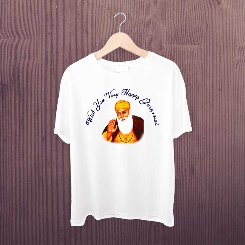 Gurpurab-T-Shirt-White-Printed