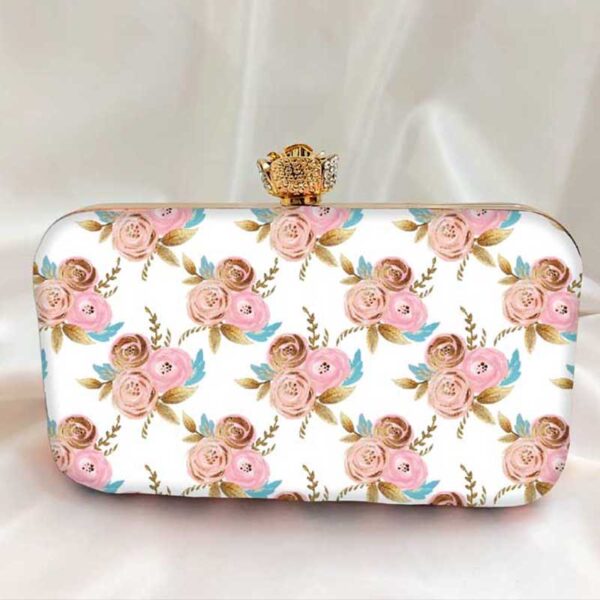 Baby-Pink-Rose-Printed-Clutch-Bag-1