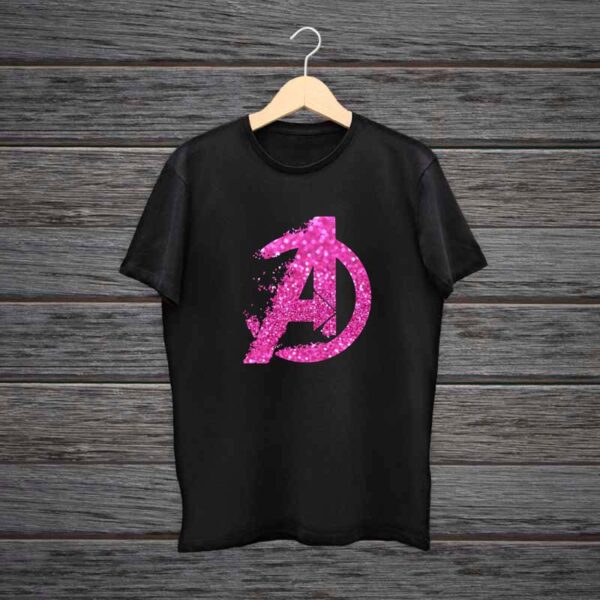 Girl-T-Shirt-Avanger-Glitter-Print