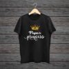 Girl-T-Shirt-Papa-Princess-Glitter-Print