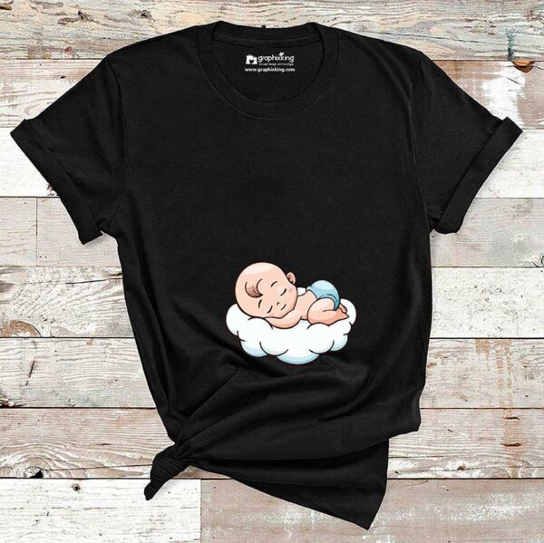 Baby-Sleeping-Dreaming-Maternity-T-Shirt