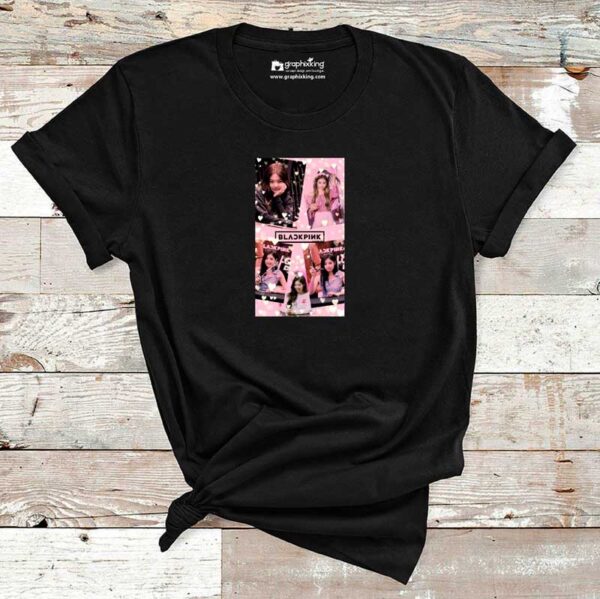 Black-Pink-4-Members-Cotton-Tshirt