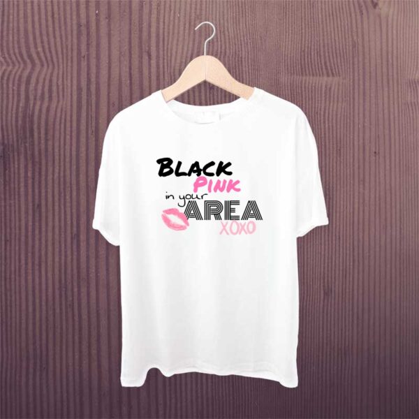 Black-Pink-In-Your-Area-XOXO-Tshirt