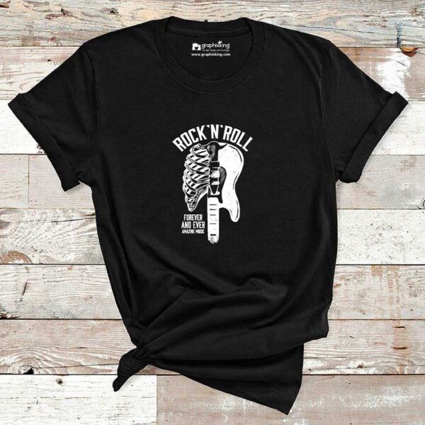 Rock-N-Roll-Guitar-Bons-Cotton-Tshirt