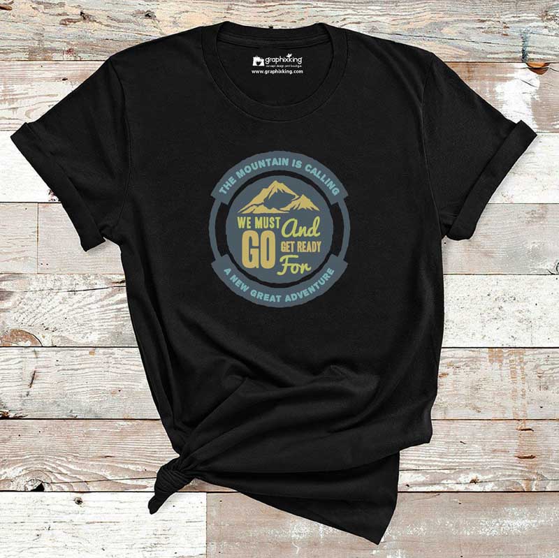 The-Mountain-Is-Calling-Adventure-Cotton-Tshirt