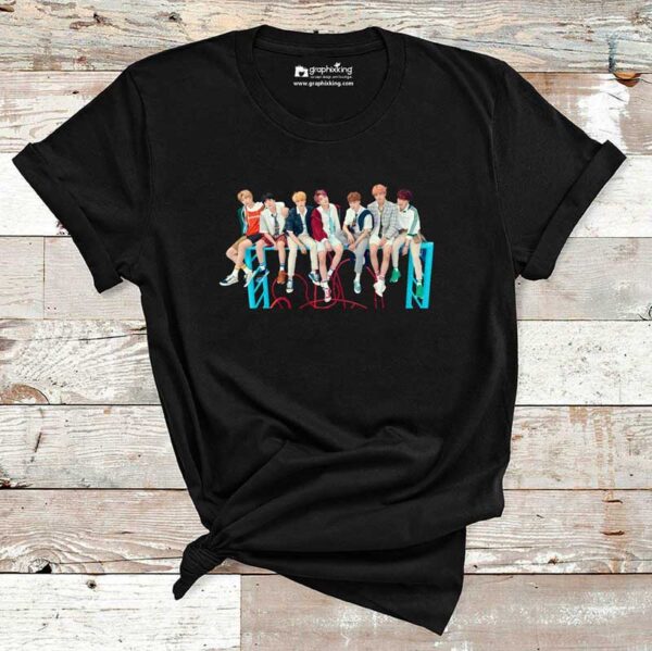 Bts-group-Cotton-Tshirt