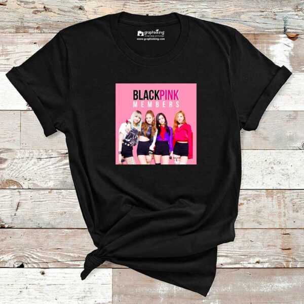 Super-black-pink-Cotton-Tshirt