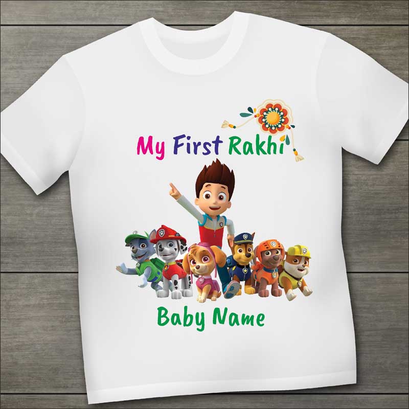 First-Rakhi-paw-patrol-Tshirt-with-name