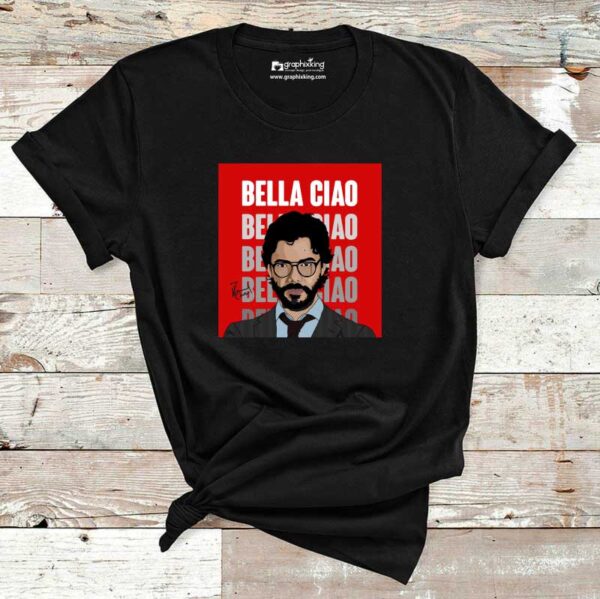 La fashion casa de papel t shirt bella ciao