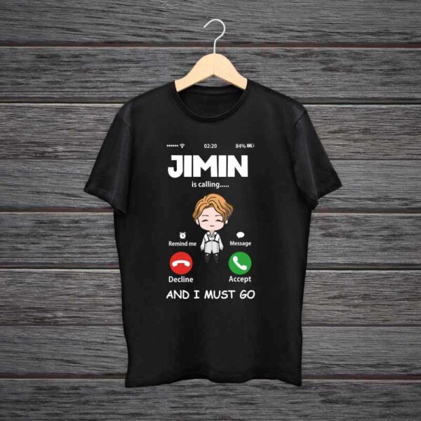 Jimin-Is-Calling-Me-BTS-Premium-Cotton-Tshirt