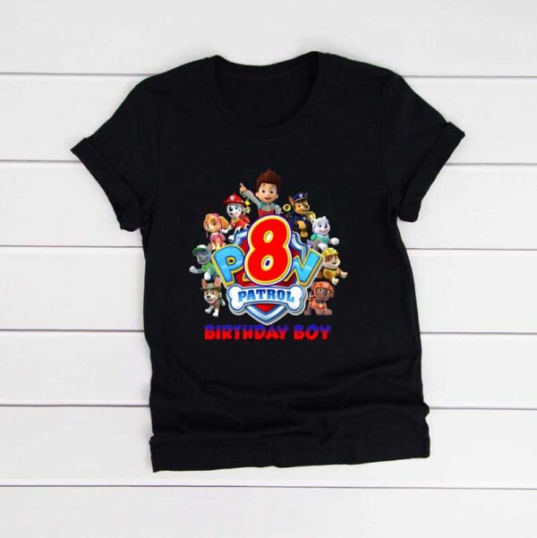 Paw-Petrol-Eight-Birthday-Boy-Family-Tshirt